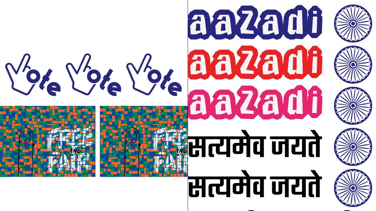 The stickers from the pack