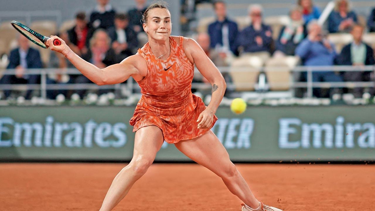 Aryna Sabalenka storms ahead