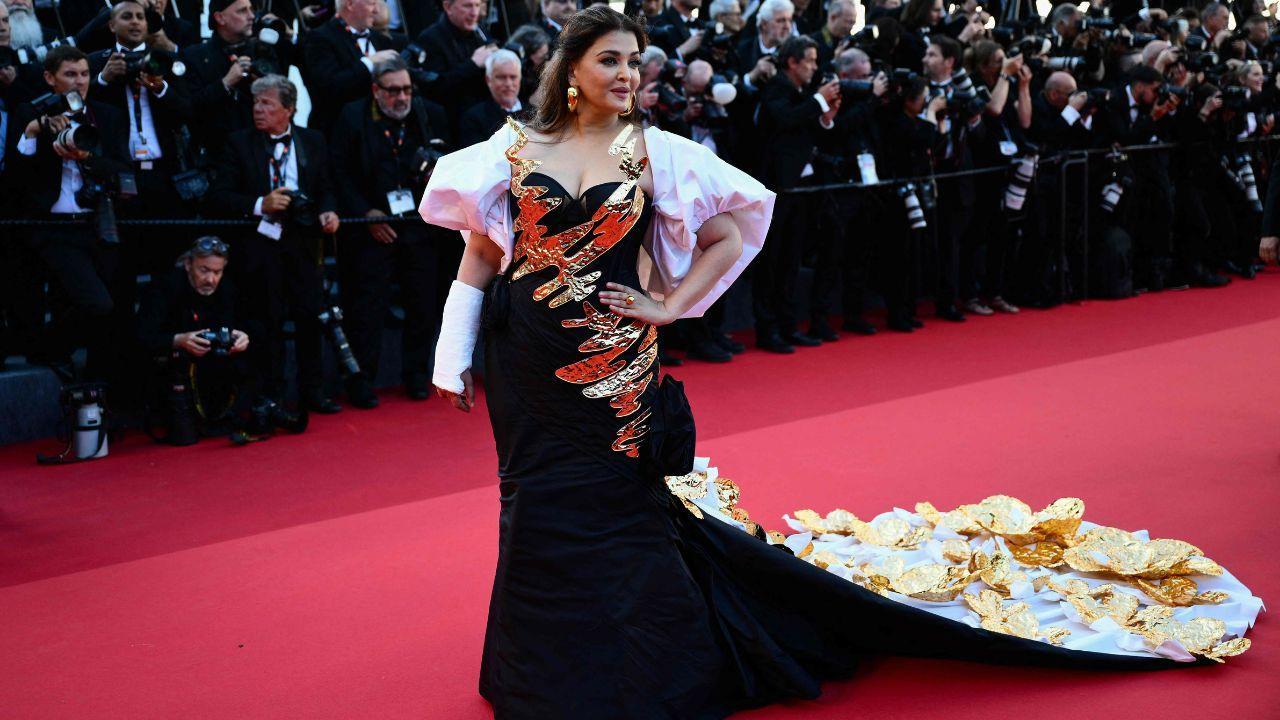 Aishwarya Rai Bachchan's Cannes red carpet look: Netizens react