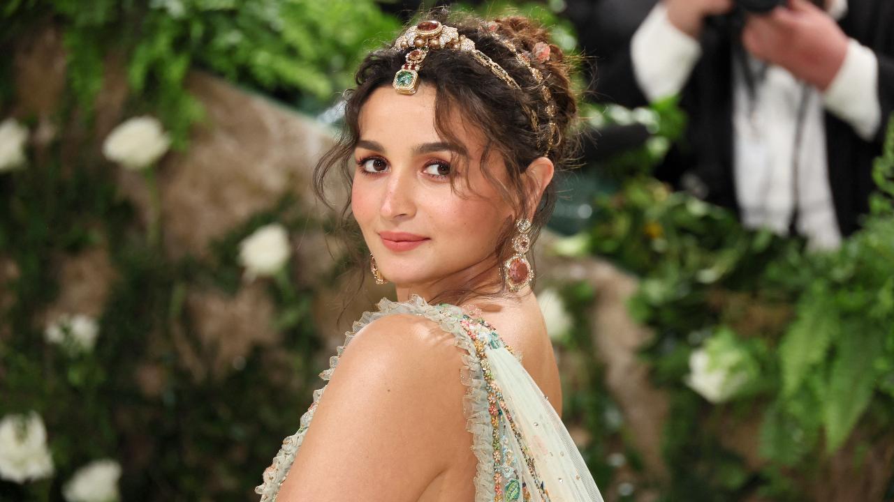 Fans have noticed Alia Bhatt's kaala teeka in a viral picture from the Met Gala 2024. Read more
