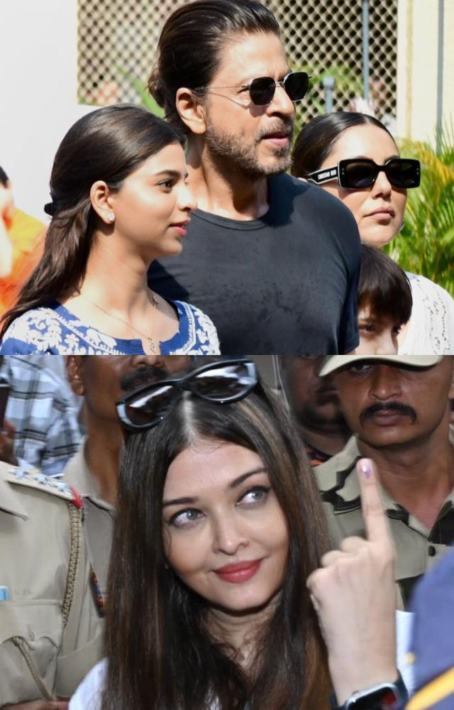A-list Bollywood actors at Mumbai voting