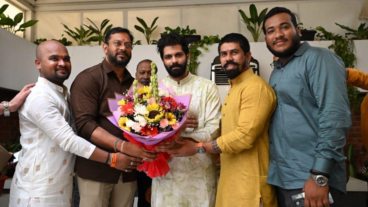 The birthday celebration for Amit Raj Thackeray, a prominent youth leader of the Maharashtra Navnirman Sena (MNS), took place at his home, Shivtirth.