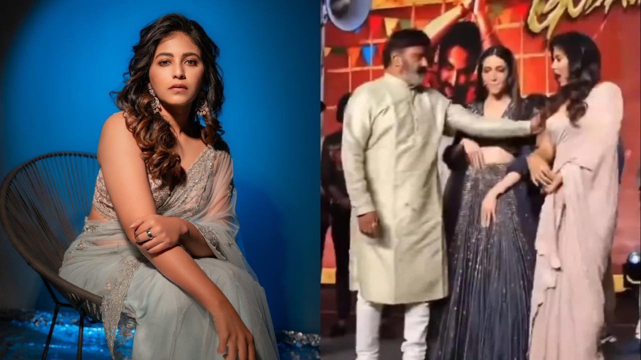 'Gangs of Godavari' actress Anjali reacts after Nandamuri Balakrishna pushes her