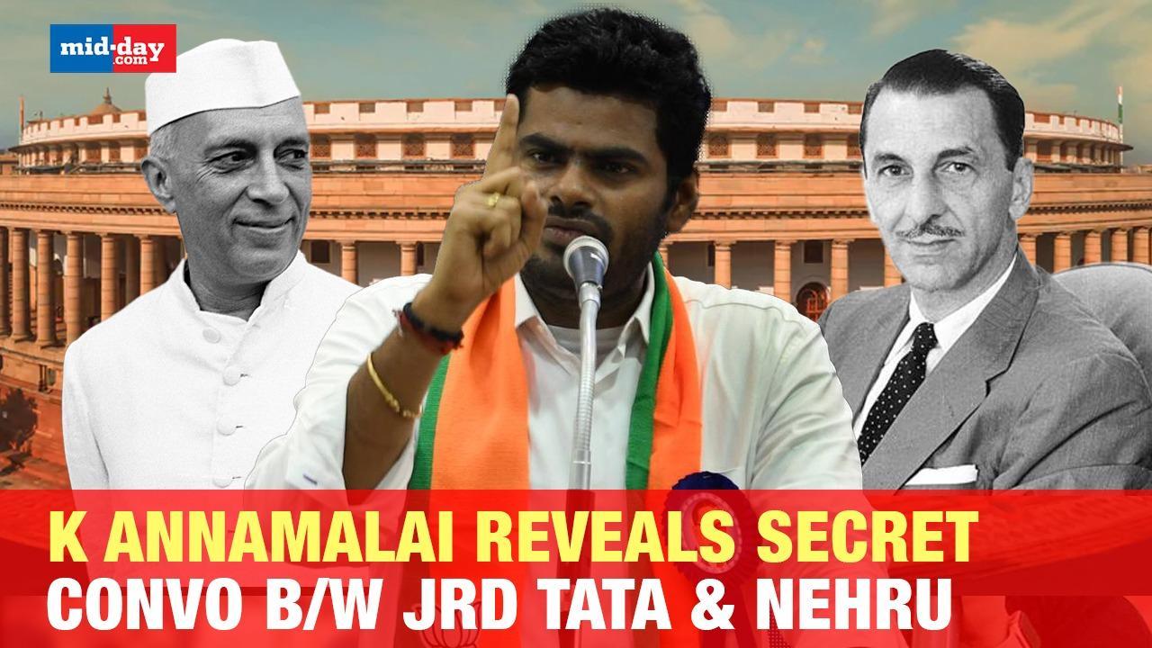 K Annamalai Reveals JRD Tata & Jawaharlal Nehru's 