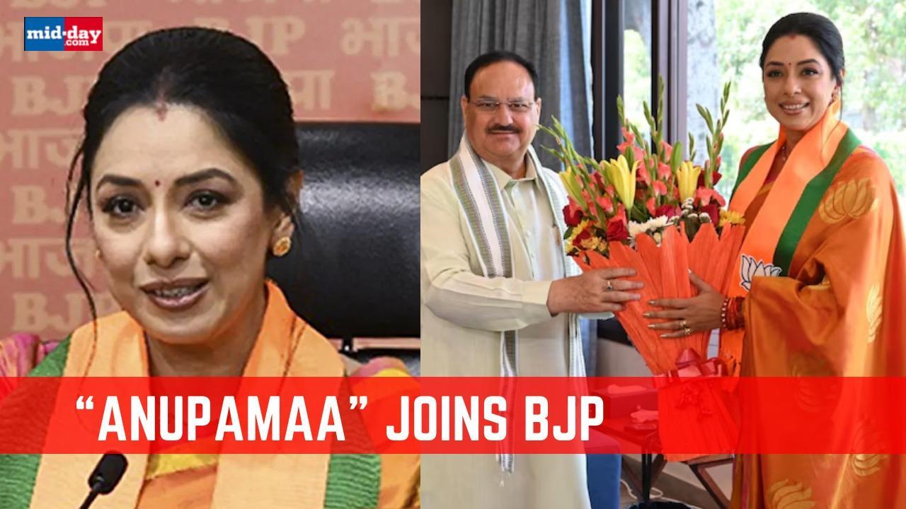 ‘Anupamaa’ fame Rupali Ganguly joins BJP
