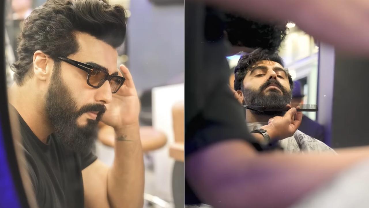 Arjun Kapoor goes for a makeover asks barber 'Sexy bana do mujhe' 
