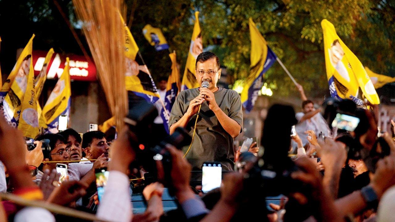 ED charges Kejriwal, AAP
