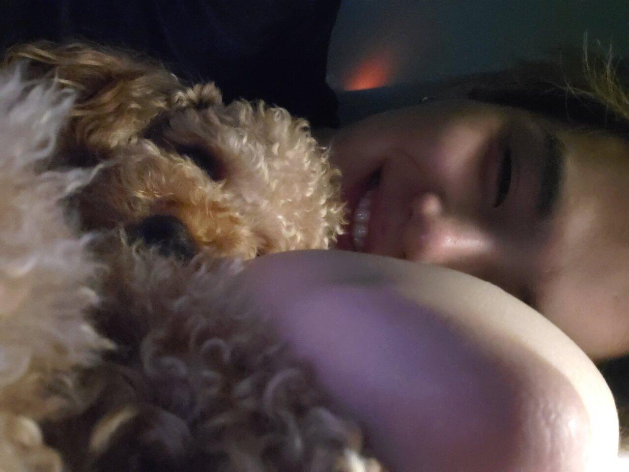 Suga has a poodle named Holly. 