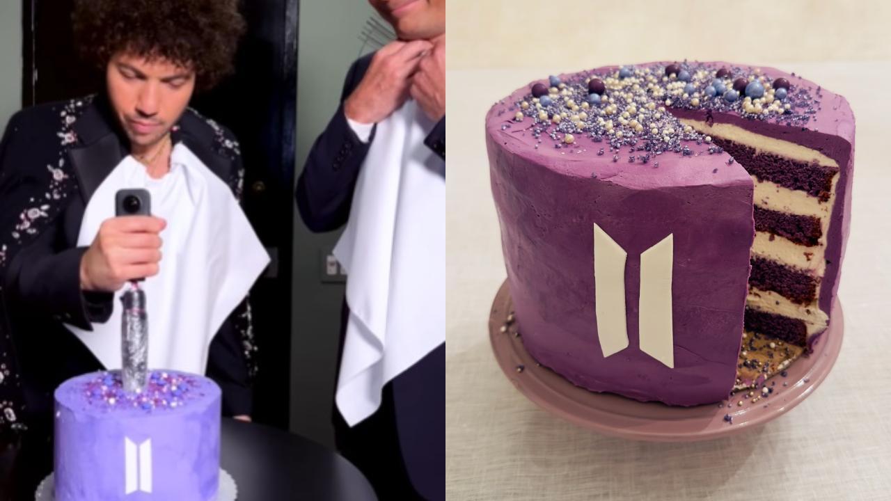 Selena Gomez's boyfriend Benny Blanco is an ARMY, bakes a purple BTS cake - see pic