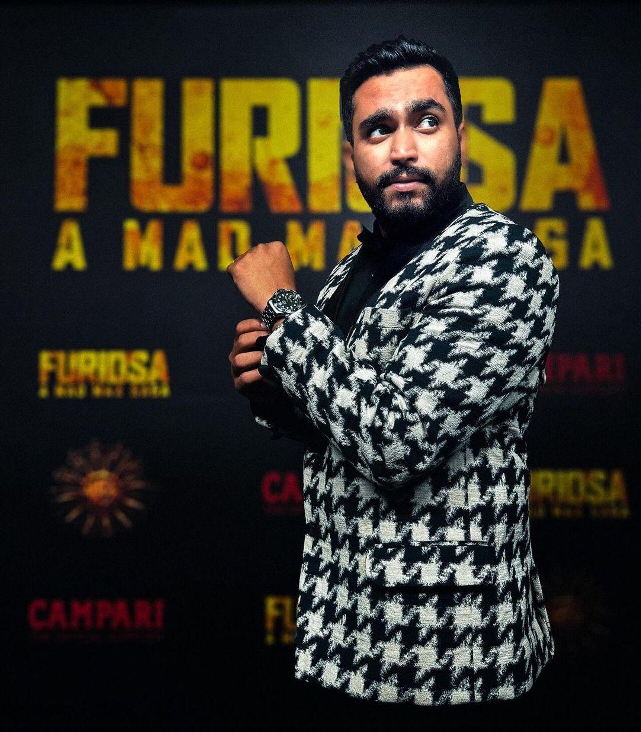 Content creator Viraj Ghelani also marked his debut at the festival and attended the screening of Hemsworth's film 'Furiosa: A Mad Max Saga'