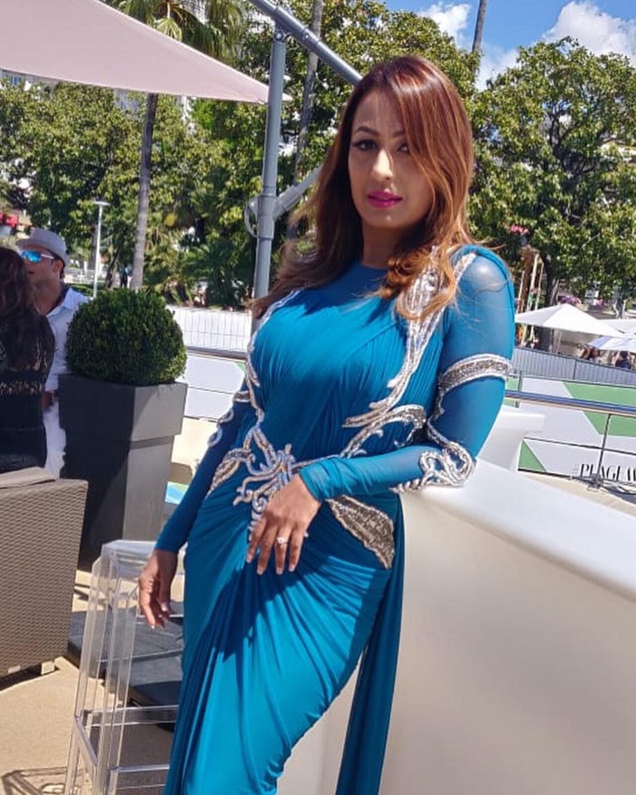 Kashmera Shah attended the festival in 2019 with the India pavilion. 