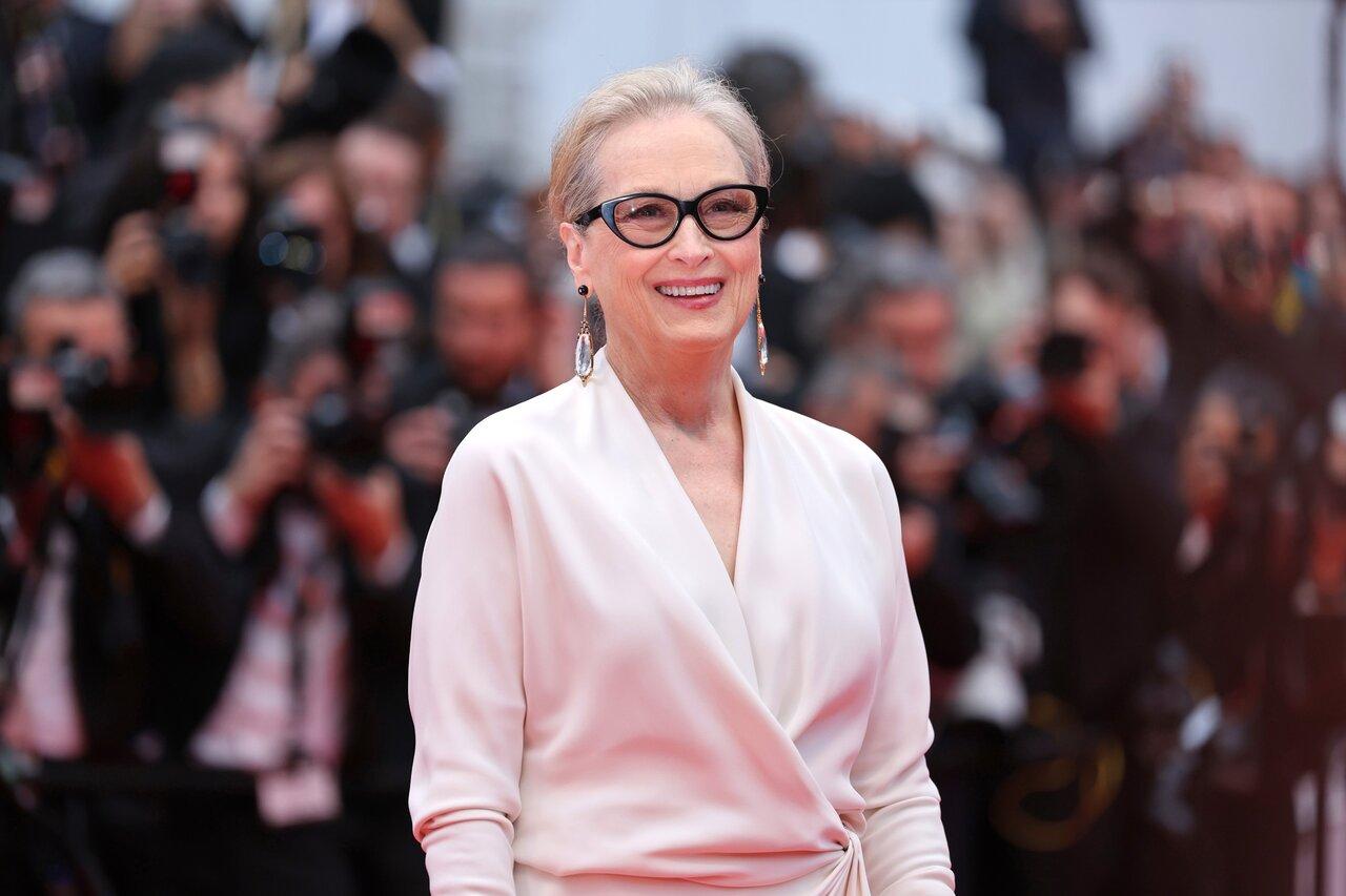 Hollywood icon Meryl Streep, who was honoured with the prestigious Honorary Palme d'Or, accessorized with a pair of exquisite earrings crafted by Indian designer Hanut Singh.