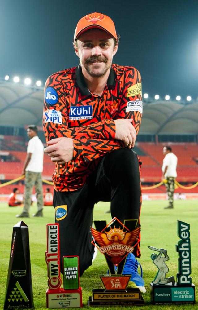 So far, Head has one century and four fifties scored in the Indian Premier League 2024
