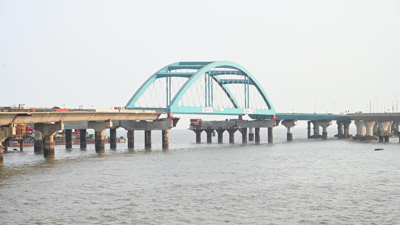 While the first girder installed connects the southbound route of the Coastal road and sea link, the second one connects the northbound route. 