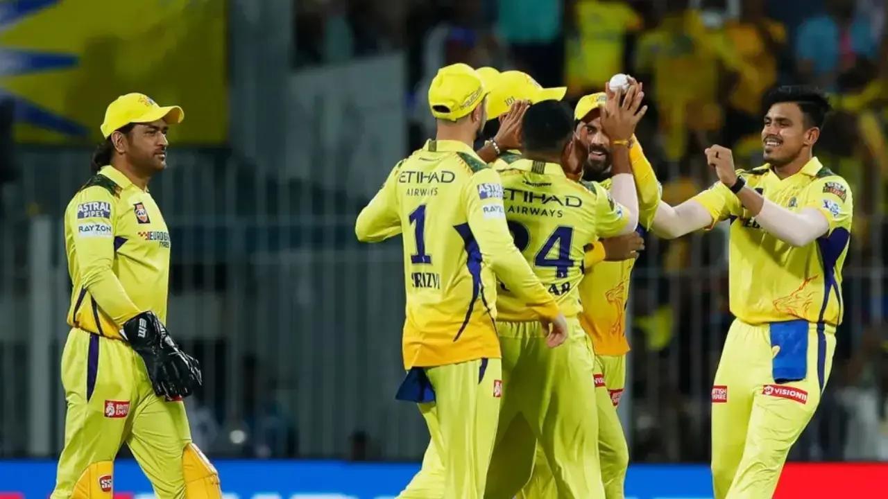 Chennai Super Kings Squad: Ruturaj Gaikwad(c), Rachin Ravindra, Daryl Mitchell, Shivam Dube, Moeen Ali, Ravindra Jadeja, MS Dhoni(w), Mitchell Santner, Shardul Thakur, Tushar Deshpande, Simarjeet Singh, Ajinkya Rahane, Shaik Rasheed, Aravelly Avanish, Sameer Rizvi, Mukesh Choudhary, Richard Gleeson, Ajay Jadav Mandal, Prashant Solanki, RS Hangargekar, Nishant Sindhu, Maheesh Theekshana