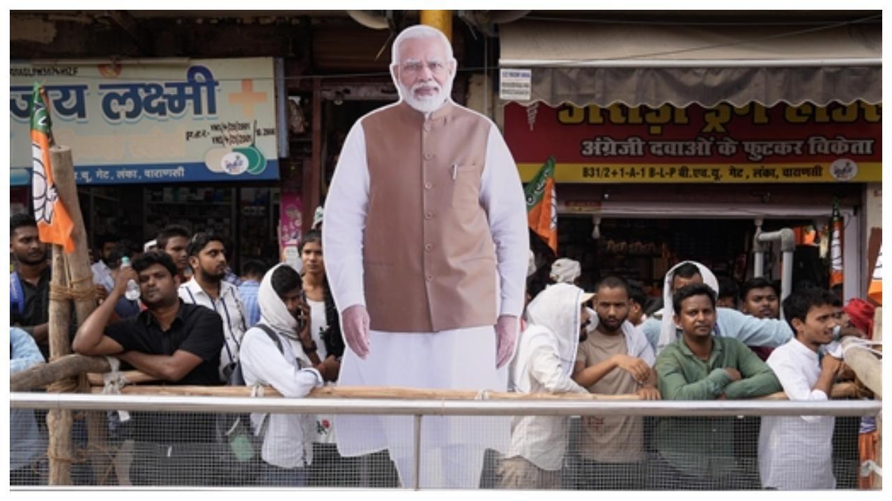 IN PHOTOS: PM Modi holds roadshow in Varanasi 