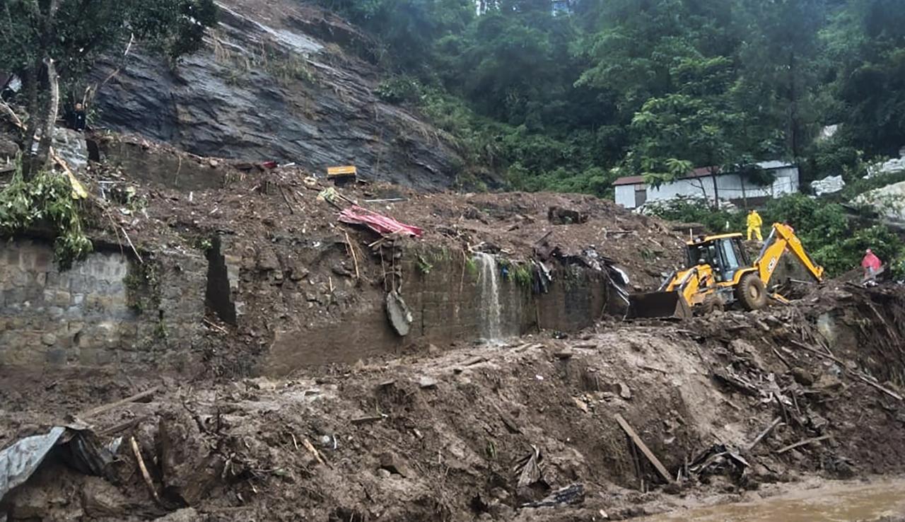 The incident happened around 6 am in an area between Melthum and Hlimen on the southern outskirts of the Aizawl town, an official said