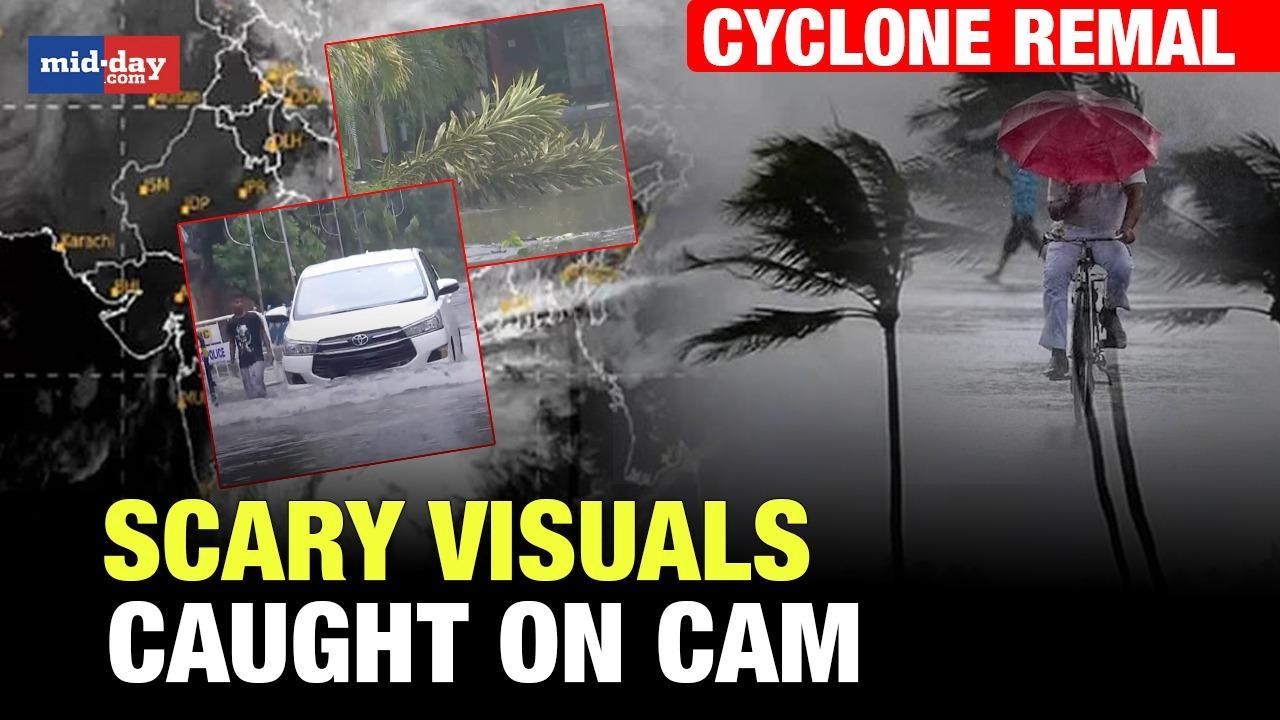 Cyclone Remal: Scary Footages Of Severe Waterlogging & Destruction Caught On Cam