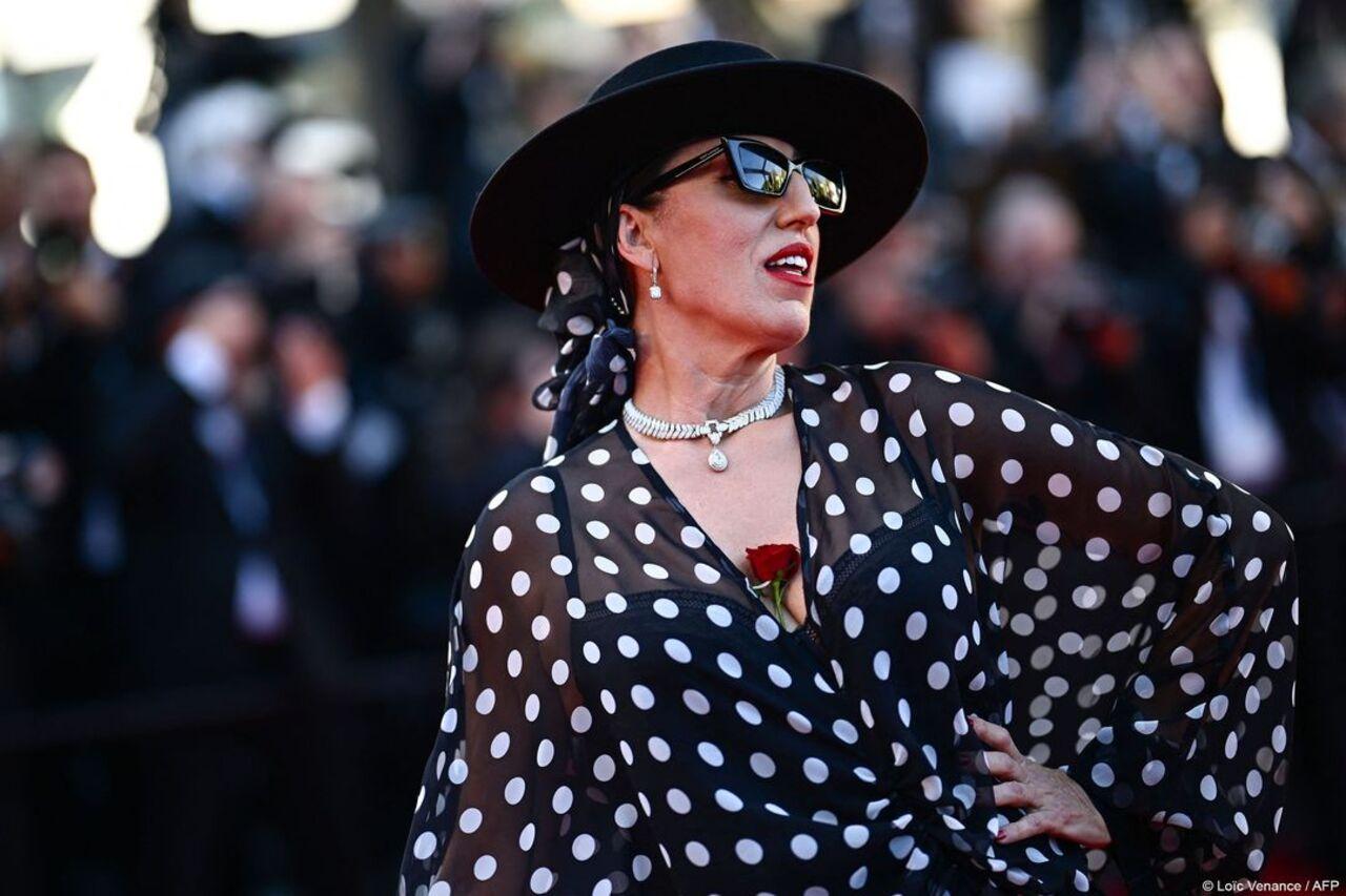 Spanish actress Rossy de Palma arrives for the screening of the film 'Emilia Perez' 