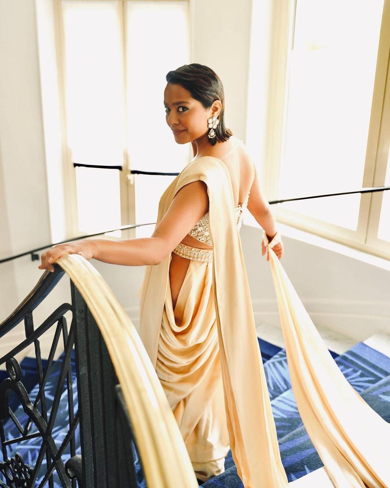 Shahana is at Cannes for the premiere of her film 'SANTOSH', being screened in the un certain regard category at the Cannes Film Festival 2024