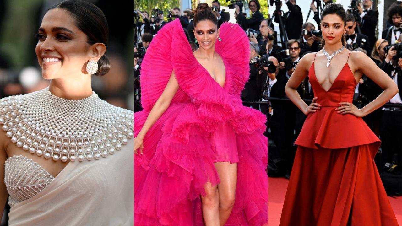 Deepika Padukone at Cannes: A look back at her iconic red carpet moments!