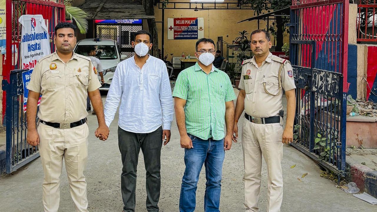 Police arrested the two doctors on Sunday