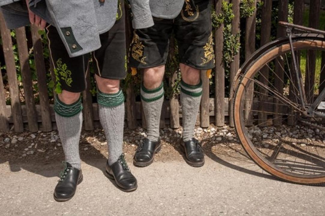 Shop Men's Lederhosen Socks to  Complete Your Bavarian Look  