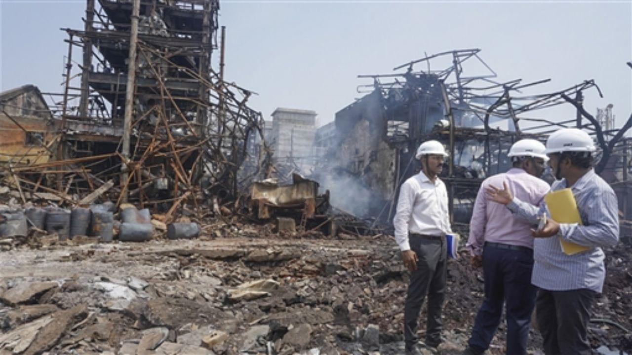Extensive firefighting operations involving 12 firefighters and 52 water tankers were conducted to contain the blaze at the factory and its surroundings. Additionally, efforts are underway to manage the debris and solid waste generated by the incident, with materials being sent to Taloja for processing.