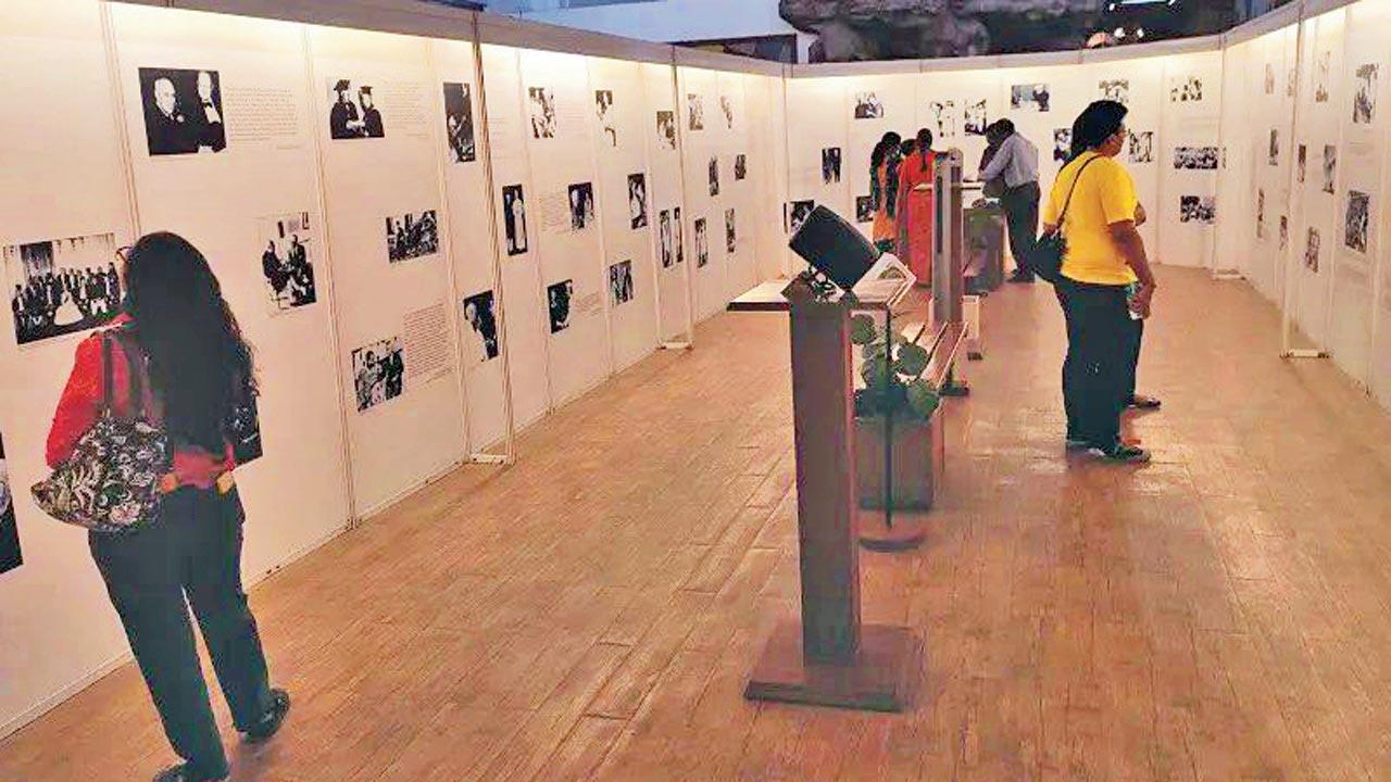 The exposition in Worli features Jawaharlal Nehru’s photographs, from his birth to his funeral
