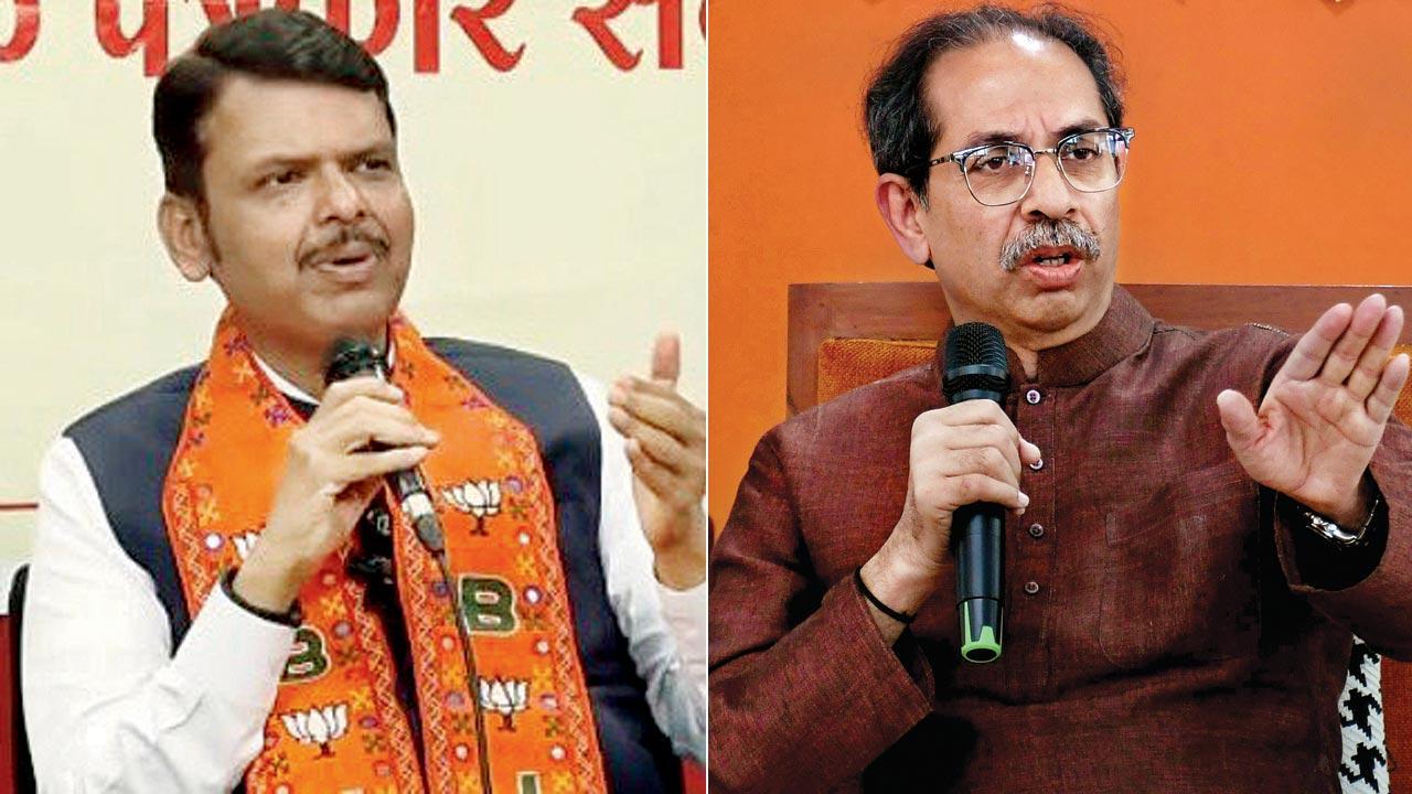 Fadnavis, Thackeray in a war of words over slow polling