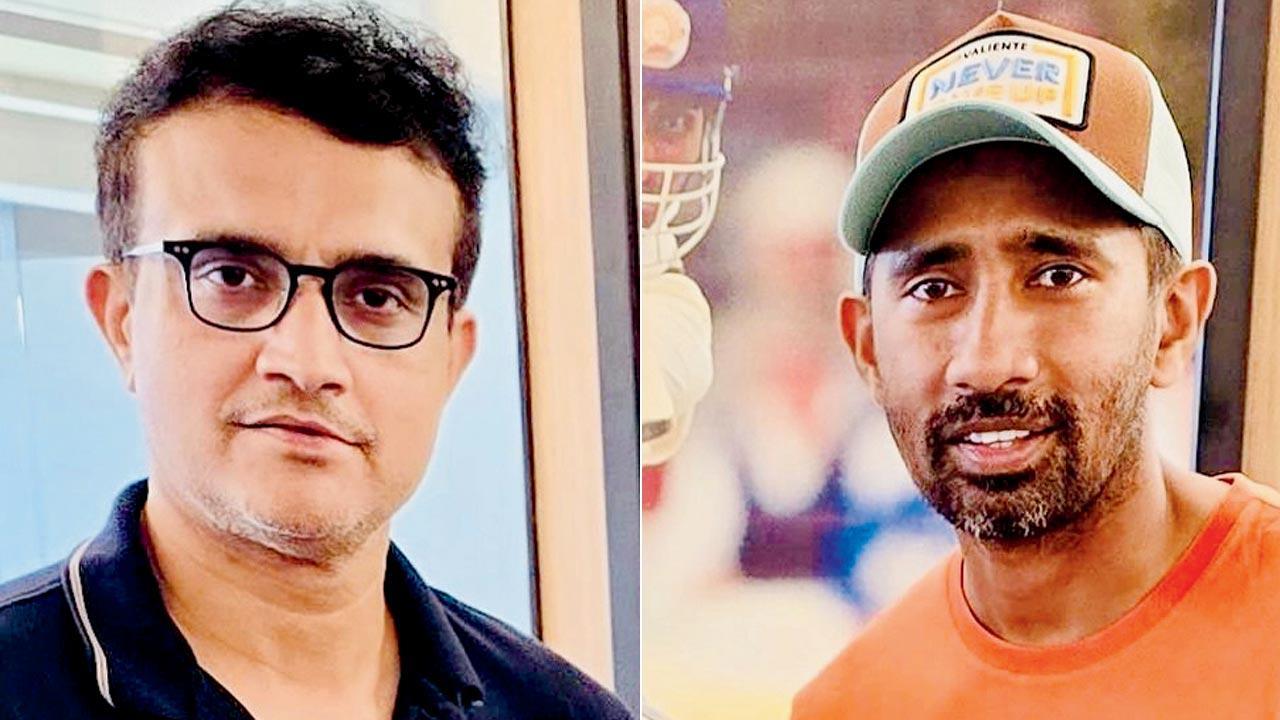 Ganguly convinces Wriddhiman Saha to make Bengal return