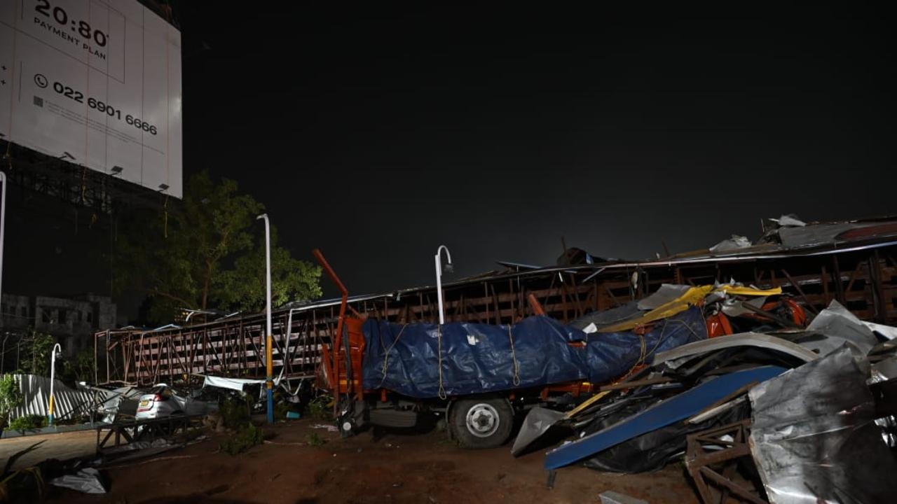 A day after the collapse of an illegal hoarding on a petrol pump claimed 14 lives in Ghatkopar, the Mumbai civic body on Tuesday said it would take action against all hoardings erected without its permission in the city