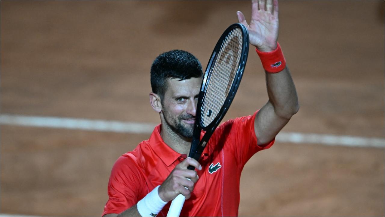 Novak Djokovic 'fine' after being hit on head with water bottle at Rome Open