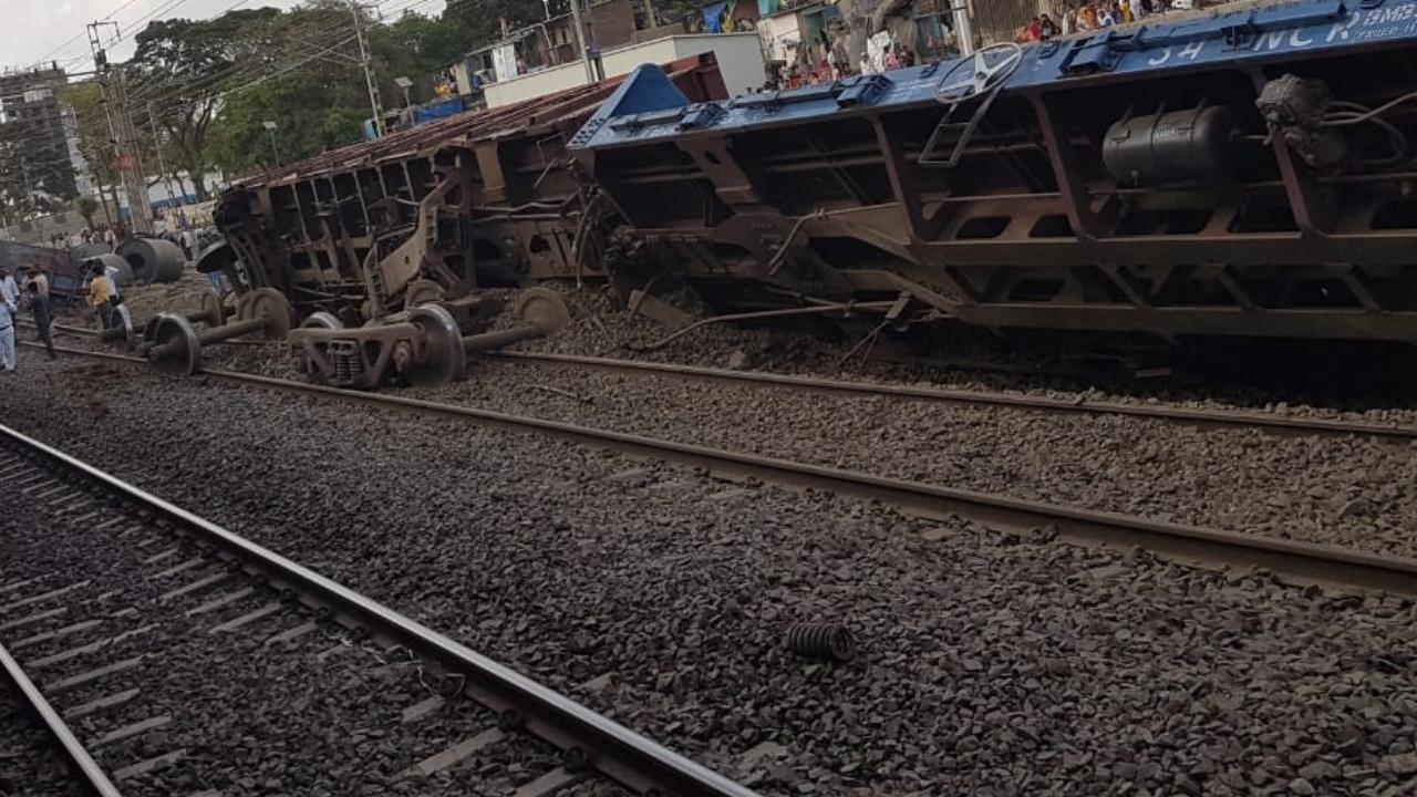 The derailment has caused considerable disruption to the movement of trains on the section