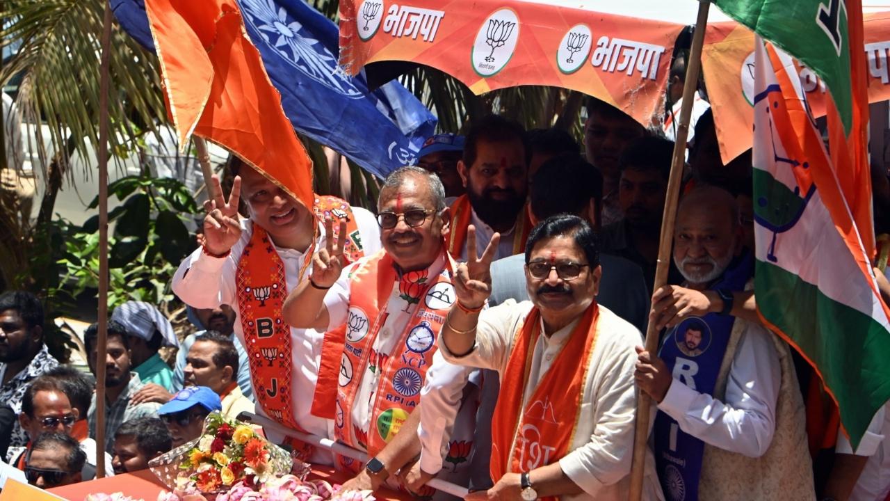 Ravindra Waikar replaces sitting Shiv Sena MP Gajanan Kirtikar, father of his electoral rival