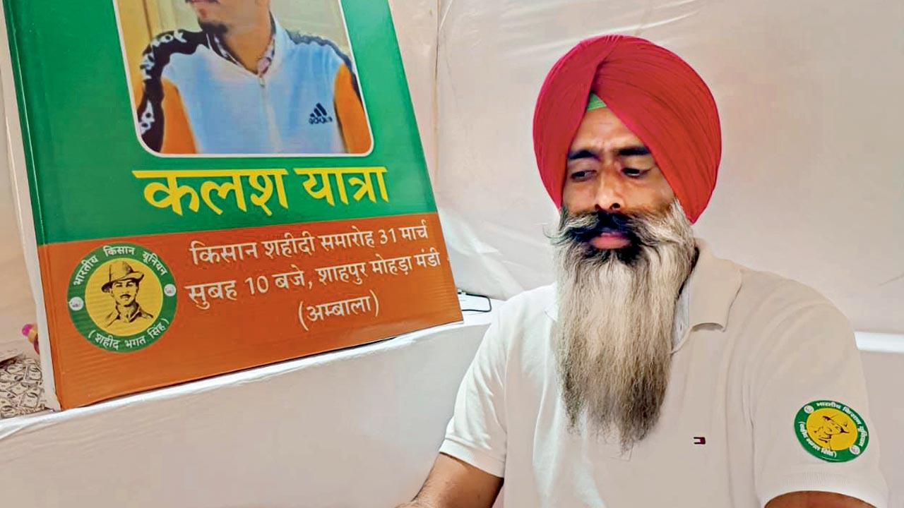 Tejveer Singh, spokesperson for the Bharatiya Kisan Union (BKU) (Shaheed Bhagat Singh)