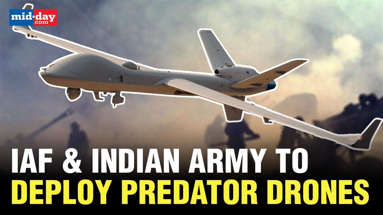 IAF & Indian Army To Jointly Deploy Predator Drones At Air Bases In UP