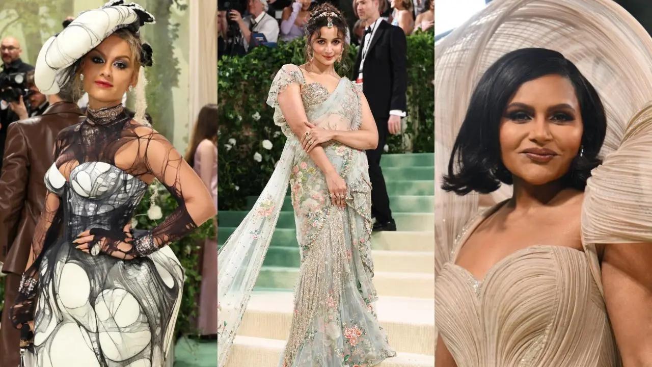The Metropolitan Museum of Art's annual fashion extravaganza bloomed once again this year, and the theme was a visual delight: Garden of Time.  Indian stars brought their A-game. From Alia Bhatt's breathtaking Sabyasachi saree to Natasha Poonawalla's daring Margiela creation, take a look at the stunning looks!