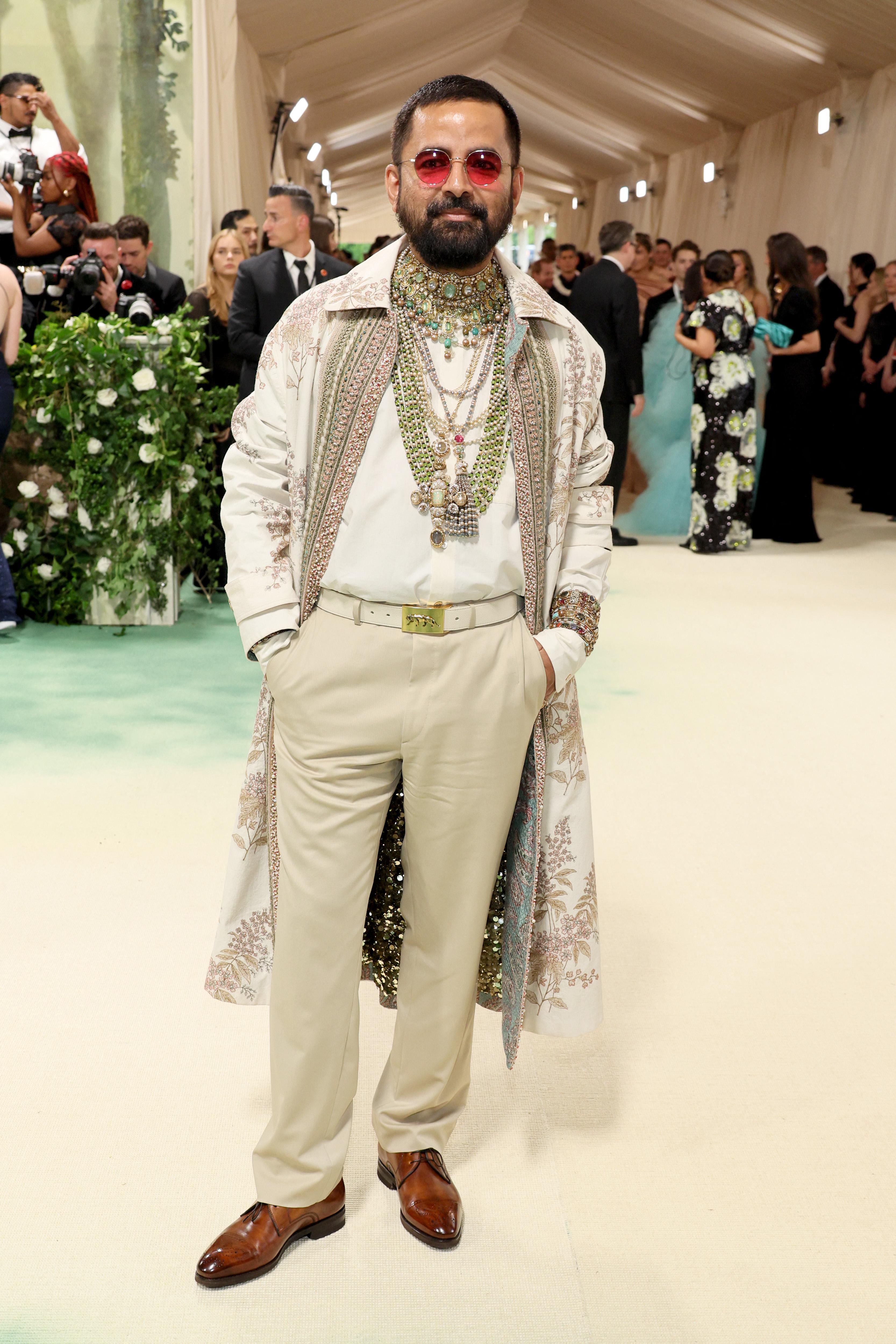 Sabyasachi Mukherjee attended The 2024 Met Gala Celebrating 