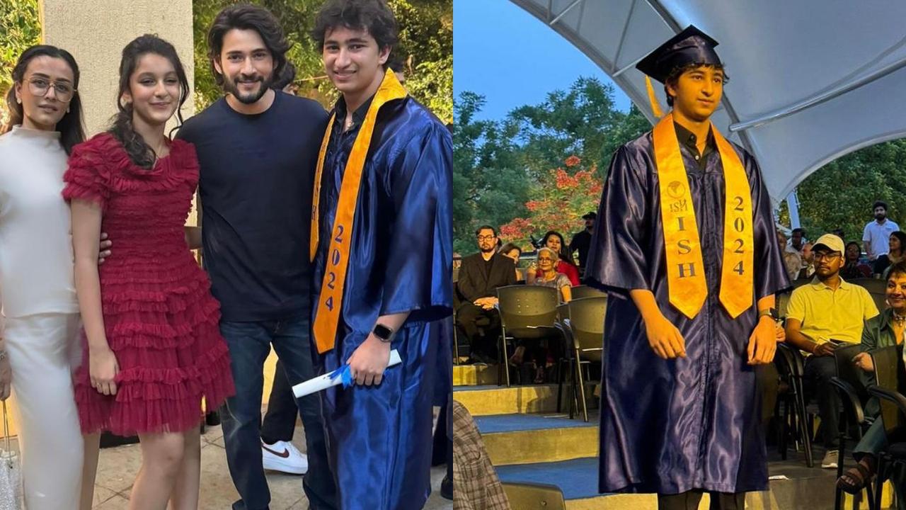 'I am a proud father today': Mahesh Babu shares glimpses from graduation ceremony of son Gautam