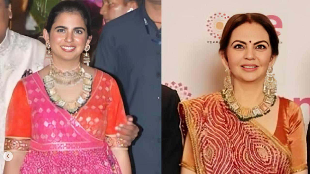 Generations in jewels! Nita Ambani wears exquisite heirloom Meenakari necklace for NMACC anniversary celebration