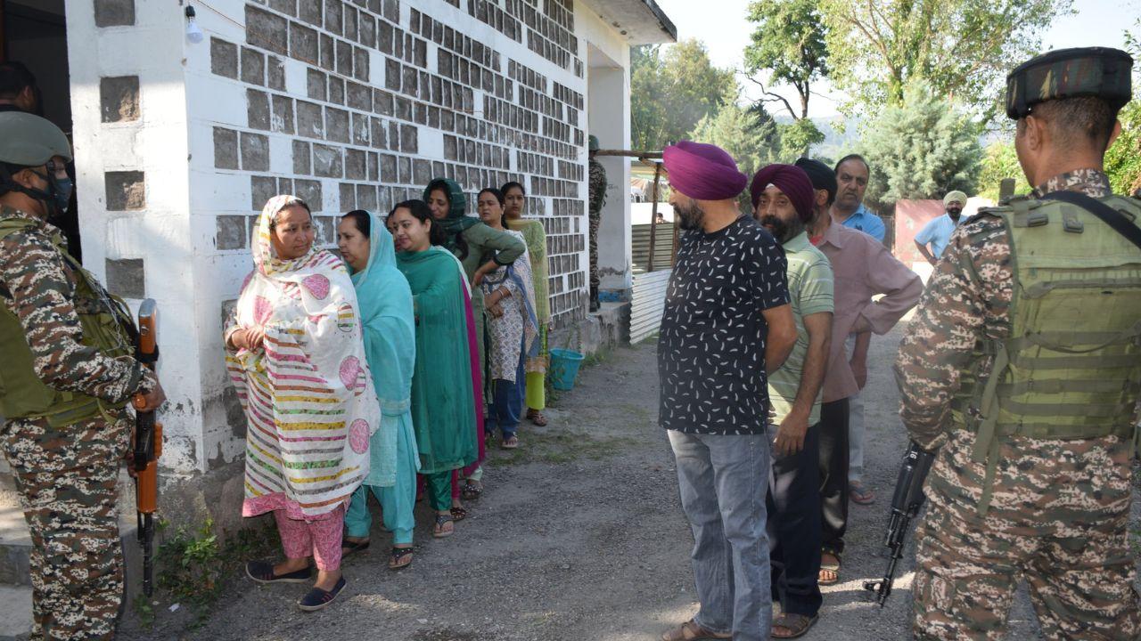 The Nowshera assembly segment reported a 47.31 percent voter turnout by 1 pm. This high participation rate reflects the community's enthusiasm and the positive impact of the peaceful conditions on voter engagement.