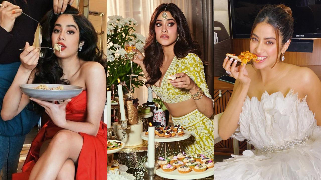 'Mr & Mrs Mahi' actor Janhvi Kapoor's love for food explained in pictures 