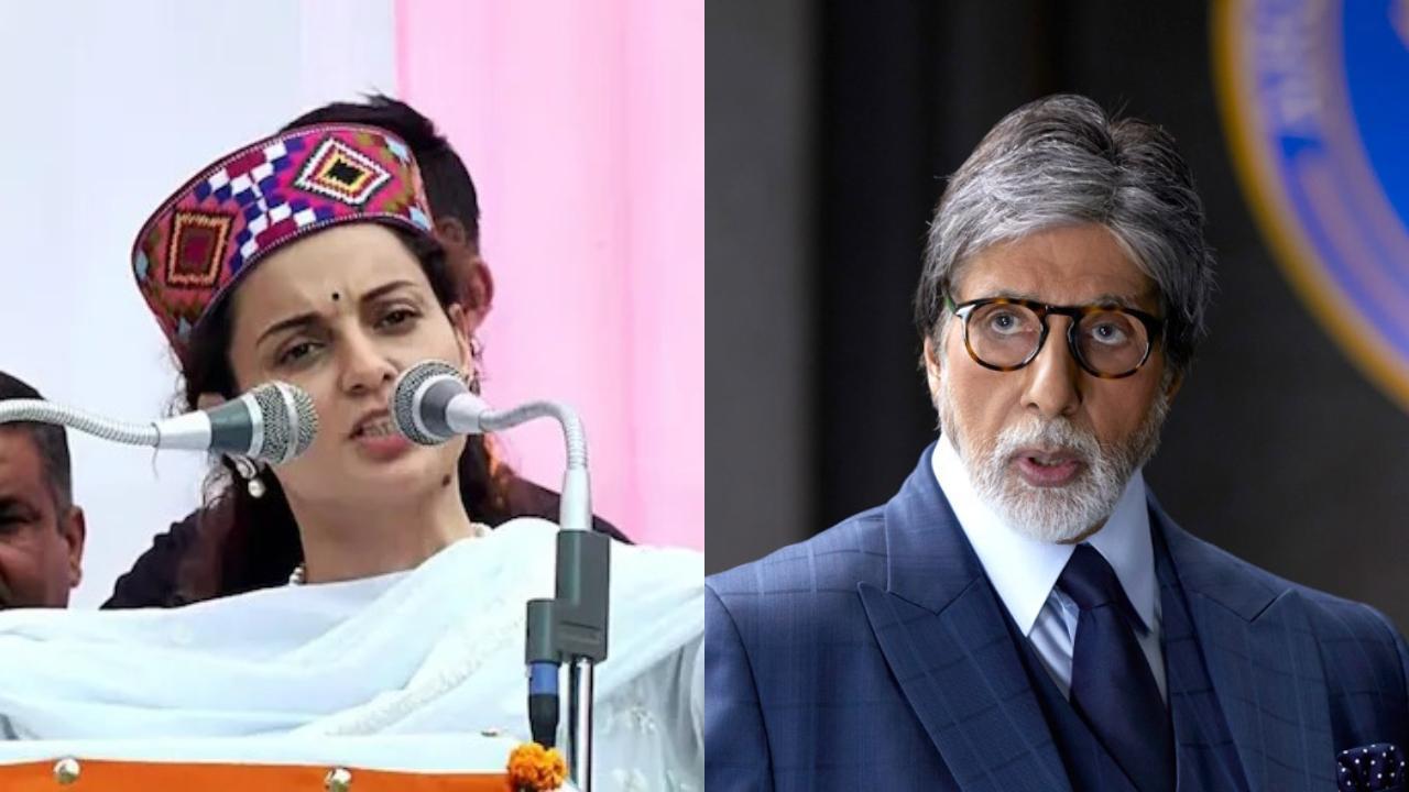 Kangana Ranaut 'confidently' says she gets 'same love and respect' as Amitabh Bachchan in film industry