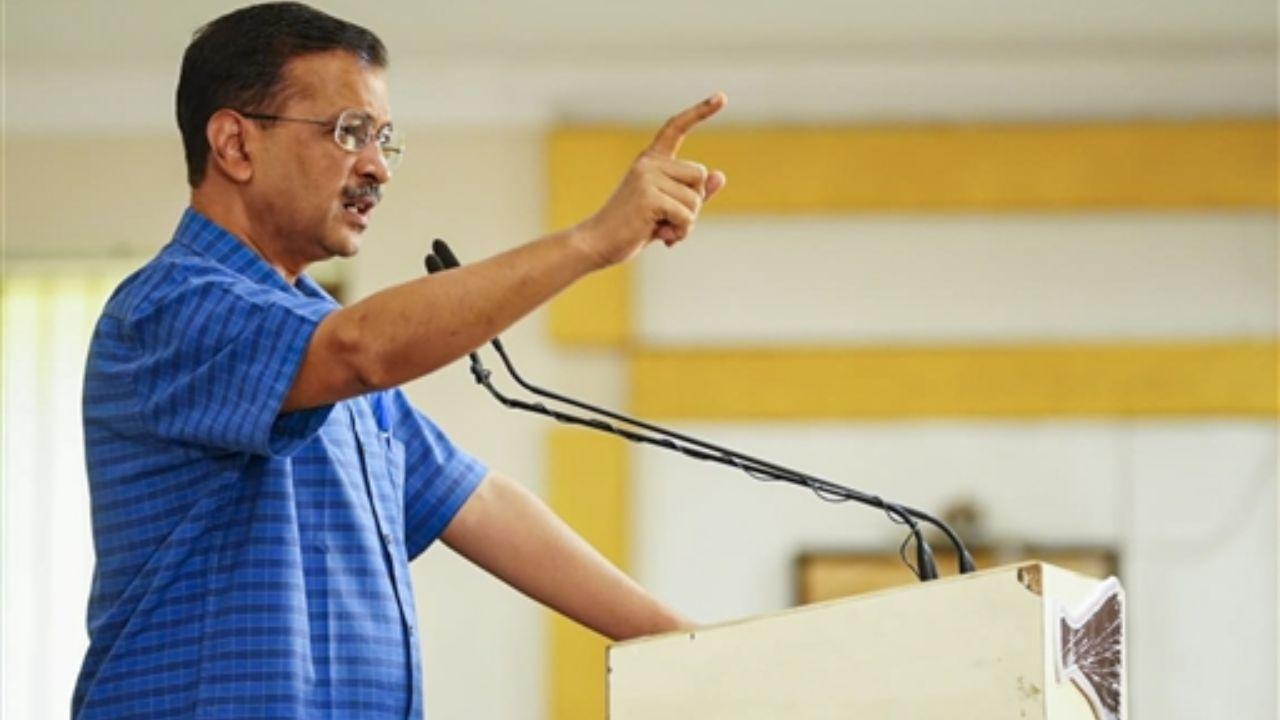 Kejriwal accused Union Home Minister Amit Shah of threatening Punjab's government, citing Shah's remark about the Bhagwant Mann-led government falling after June 4.