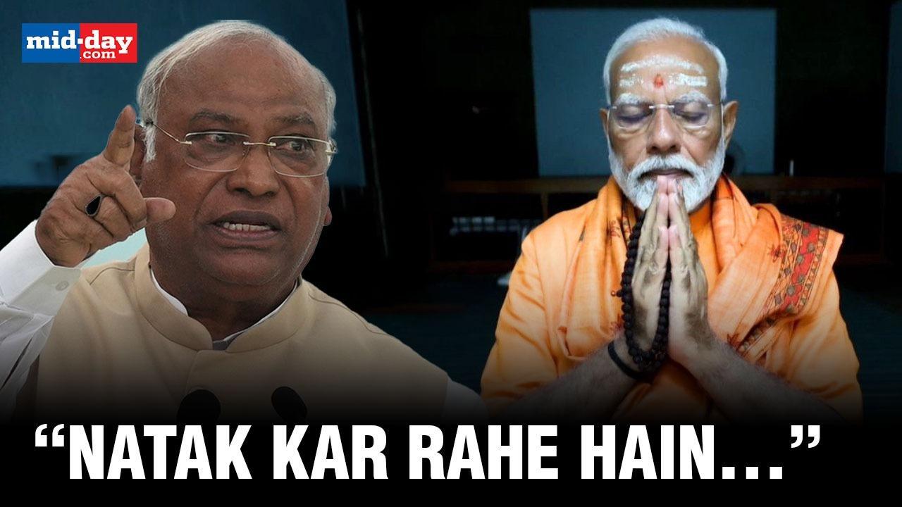 PM Modi’s ‘Ekantawas’ mocked by Congress president Mallikarjun Kharge