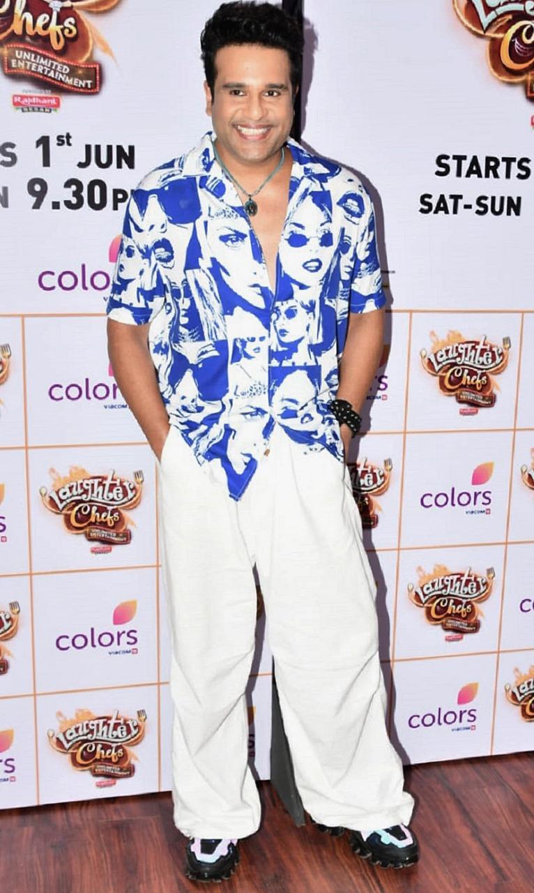 Krushna Abhishek was also present at the star-studded launch event