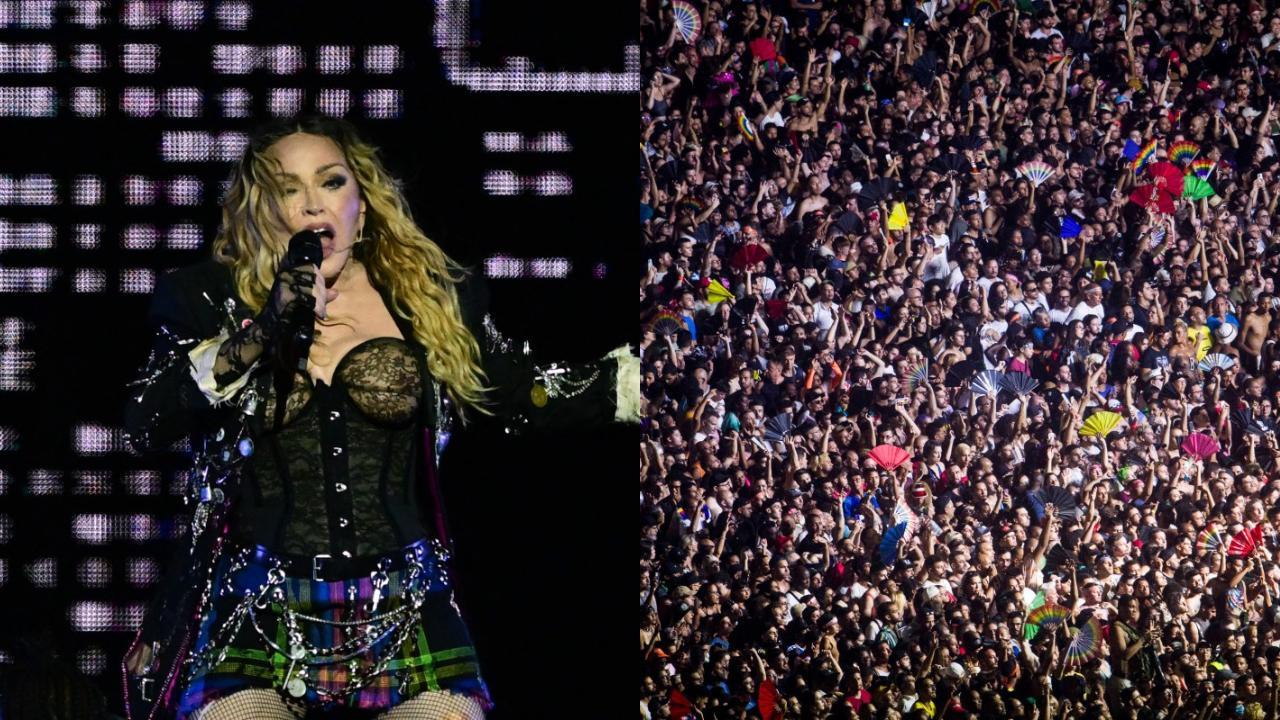 Madonna's biggest-ever concert attracts 1.6 million people at Copacabana beach