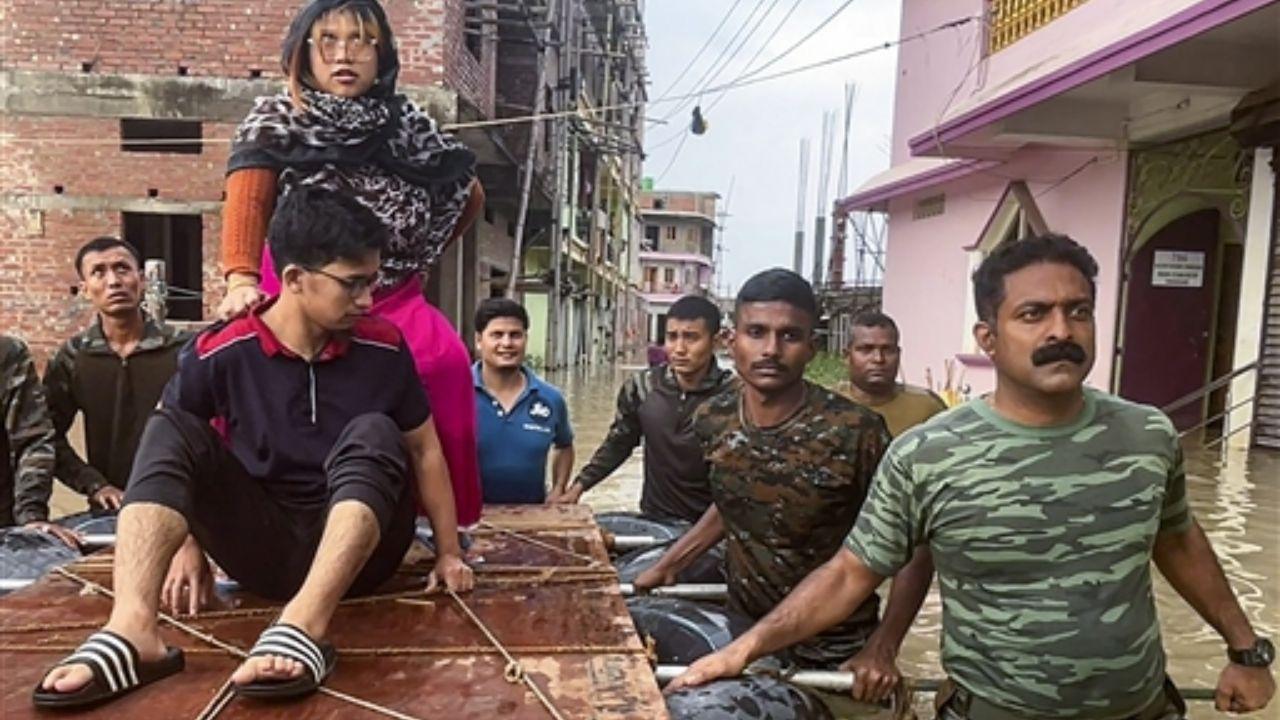 Authorities have evacuated 18,103 people to safety. To support the displaced population, 56 relief camps have been established, providing temporary accommodation, food, and medical assistance to those in need.