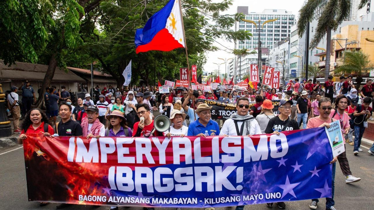 IN PHOTOS: Workers and activists hold May Day protest rally in Philippines